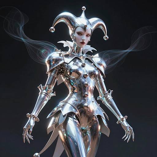 Hyperdimensional Court Jester Portrait