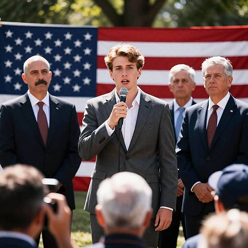 Dynamic Political Gathering with Youth Speaker