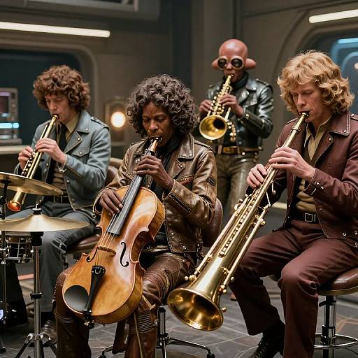 Krell Musicians from Forbidden Planet