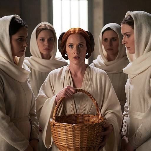 Carrie Fisher as Leia in Unique Setting