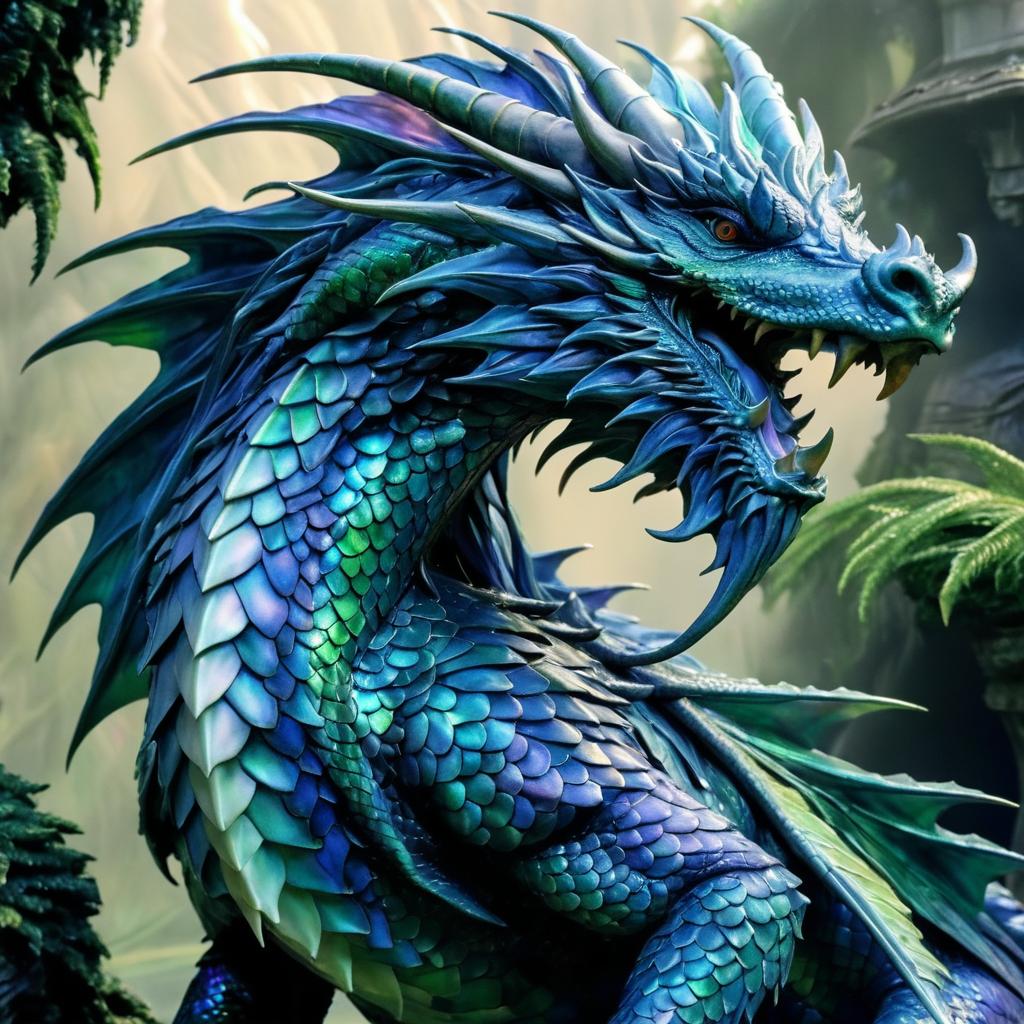 Ultra-Detailed Dragon Humanisation Art