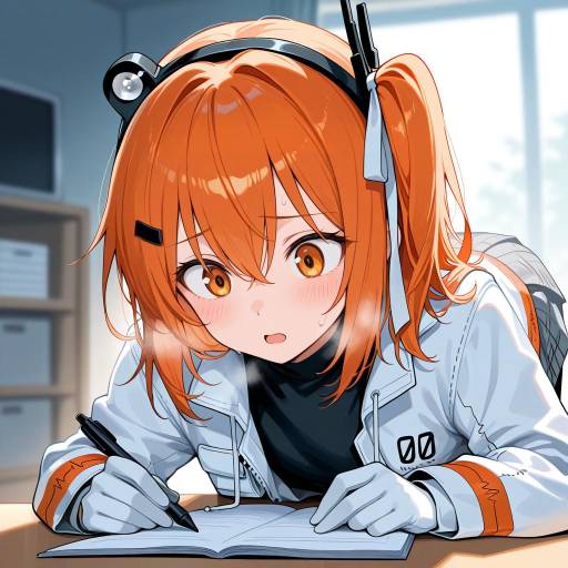 Groggy Wonder in a Stylish Workspace