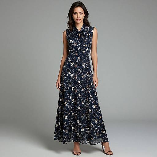 Lightweight Floral Designer Maxi Dress