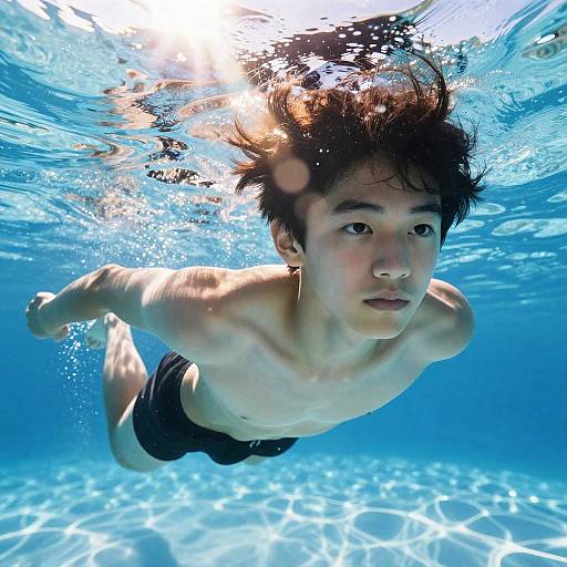 Underwater Shojo Teen Advertising Campaign