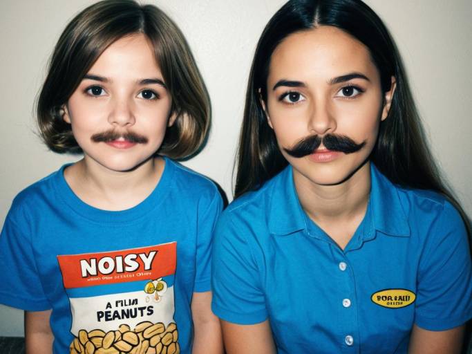 Girls with Mustaches Face Swap