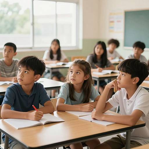 Engaged Students in Modern Classroom