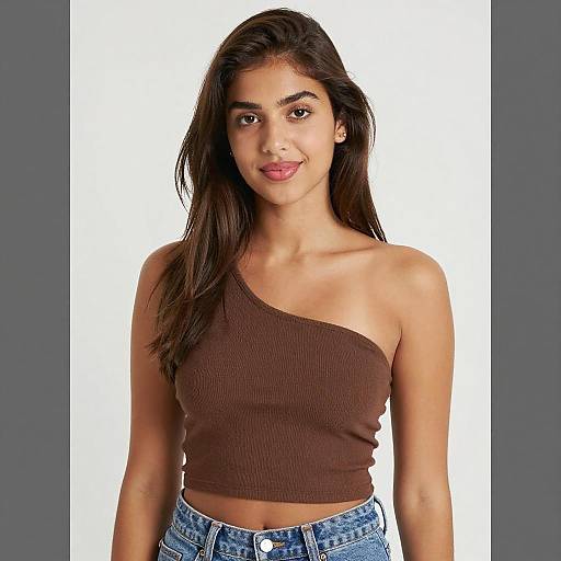 Confident Young Woman in Casual Fashion