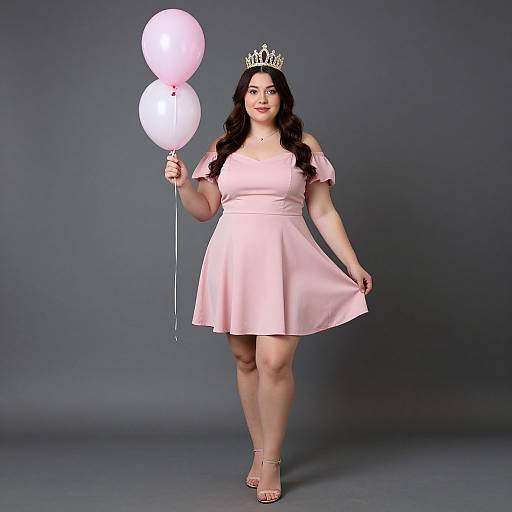 Pink Plus Size Birthday Girl