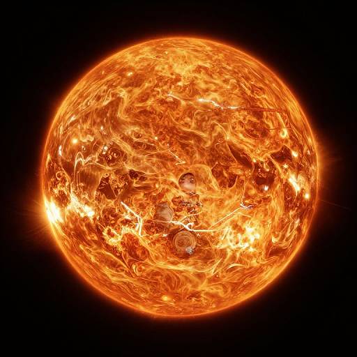 Realistic Alice Dyson Sphere Close-up