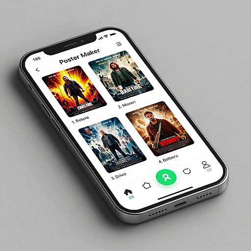 Interactive Movie Poster Maker App