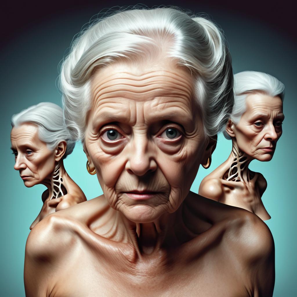 Surreal Art of Elderly Distortion