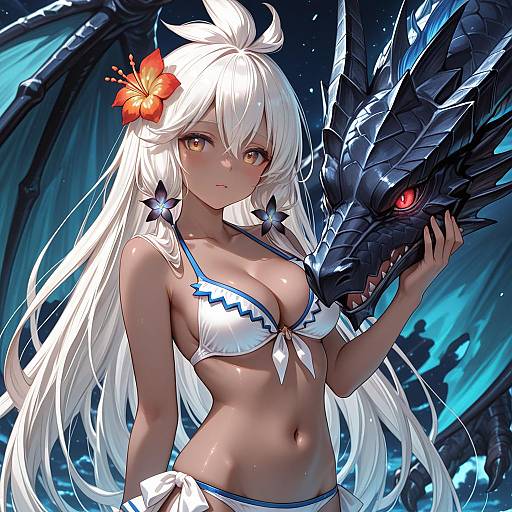 Illustration of Zooey (granblue fantasy), granblue fantasy in the style of Harunatsu akito