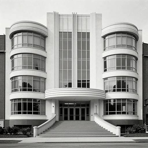 Art Deco House of Tomorrow Facade