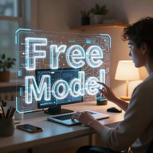 Creative 3D Modeling Workspace