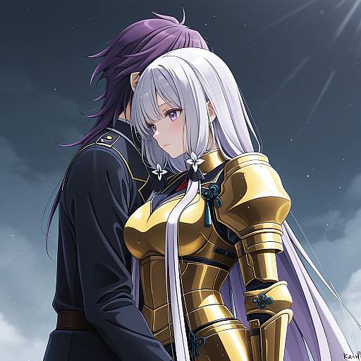 Illustration of Hachisuka kotetsu, touken ranbu in the style of Keenh