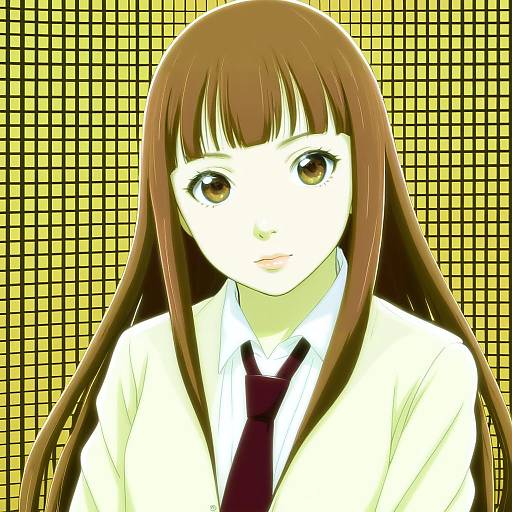 Illustration of Mugino shizuri, toaru majutsu no index in the style of Gojarun