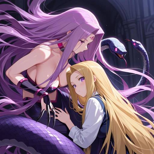 Medusa Fate: Enigmatic Girls with Serpent Hair