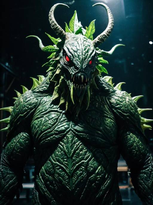 Realistic Man in Biollante Cosplay Costume