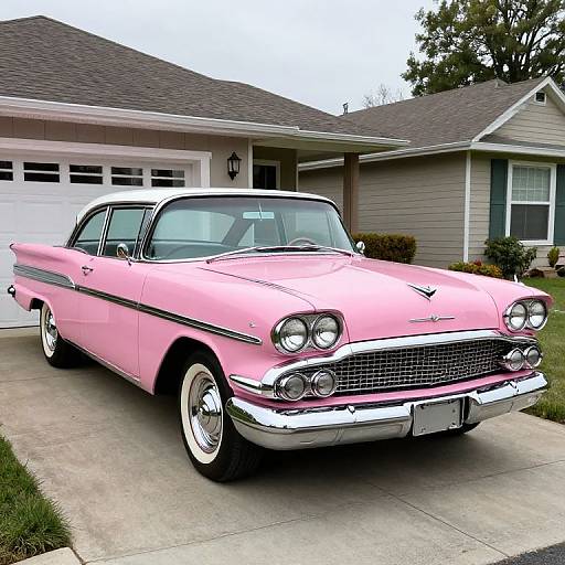 Shiny 1958 Edsel Pacer Classic Car
