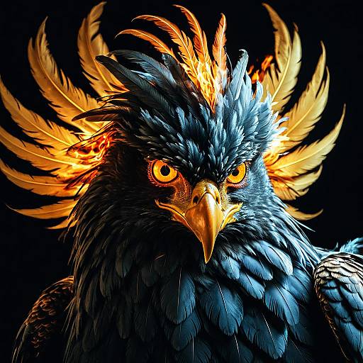 Baroque Phoenix Mage Portrait