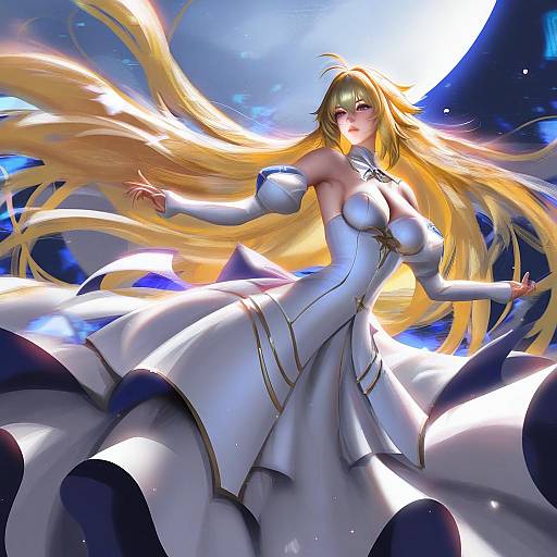 Illustration of Archetype earth, tsukihime in the style of Liang xing