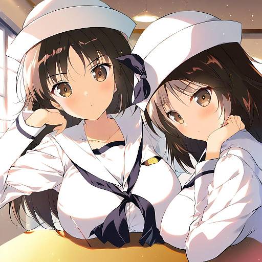 Illustration of Murakami (girls und panzer), girls und panzer in the style of Mikeou