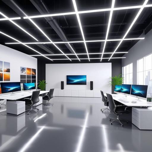 Modern Graphic Design Studio Interior