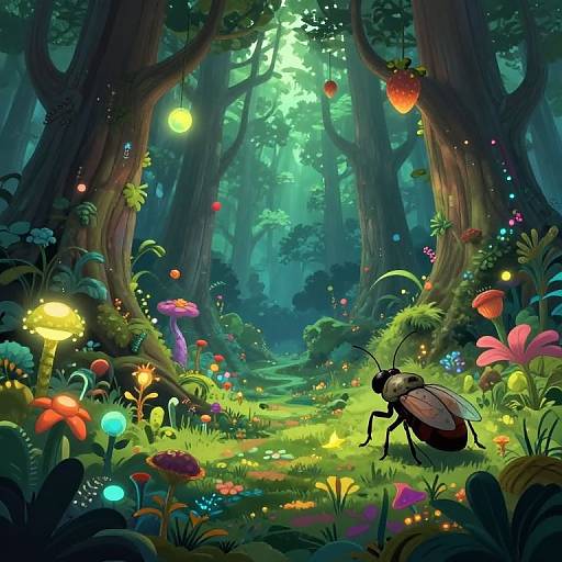 Surreal Insect's Forest Perspective