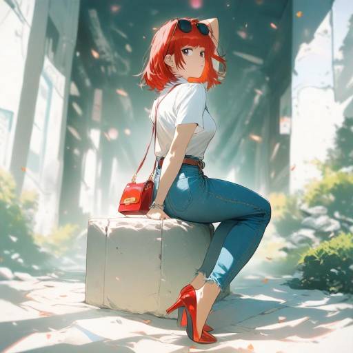Stylish Girl Inspired by Trigun and Mob Psycho