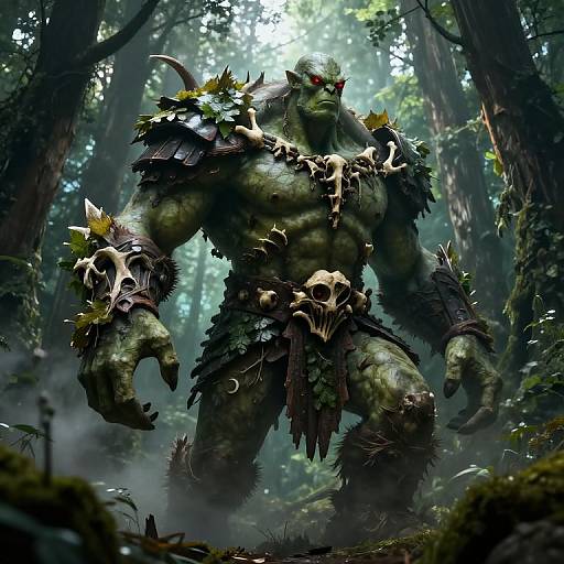 Ogre Warrior in Enchanted Forest