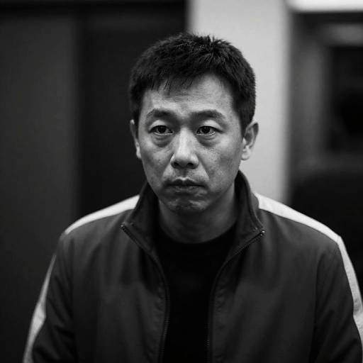 Intense Reflection: A Monochrome Portrait