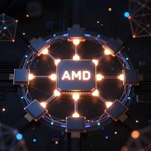 Abstract AMD Stable Diffusion Network