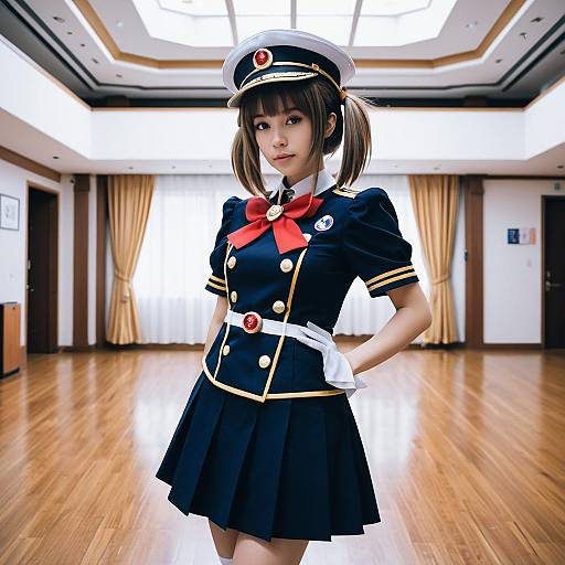 Anime Style Cardcaptor Outfit Pose