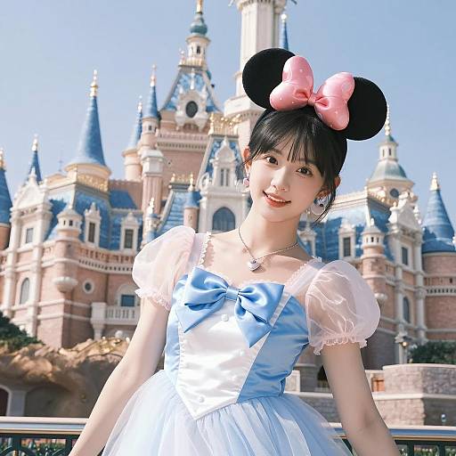 Photorealistic Disney Dance Costume Portrait