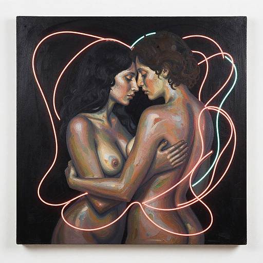 Julie Mehretu Neon Art Journey