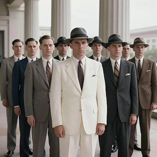 Vintage 1940s Men in Classic Suits