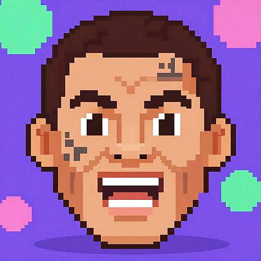 Pixel Art Mike Tyson Emoji