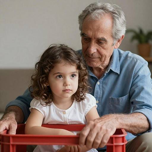 Intimate Portrait of Generational Connection