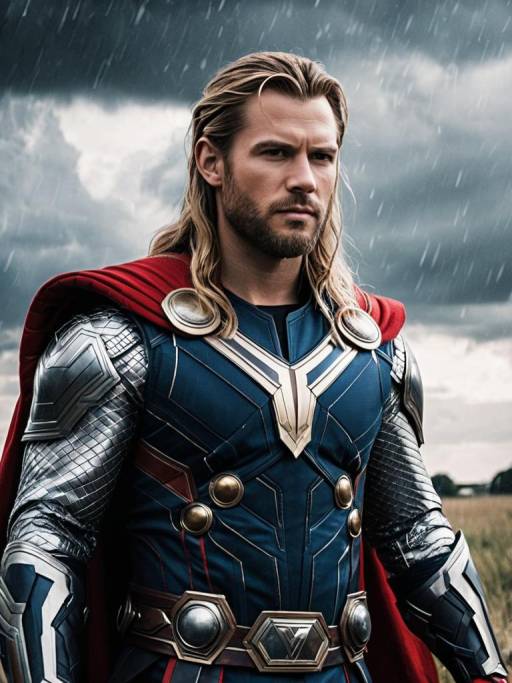 Cinematic Marvel: Thor Cosplay Portrait