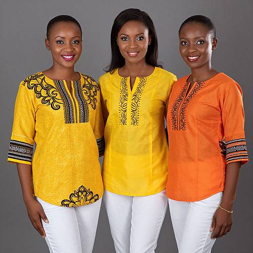 Kitenge Blouse Woman Costume