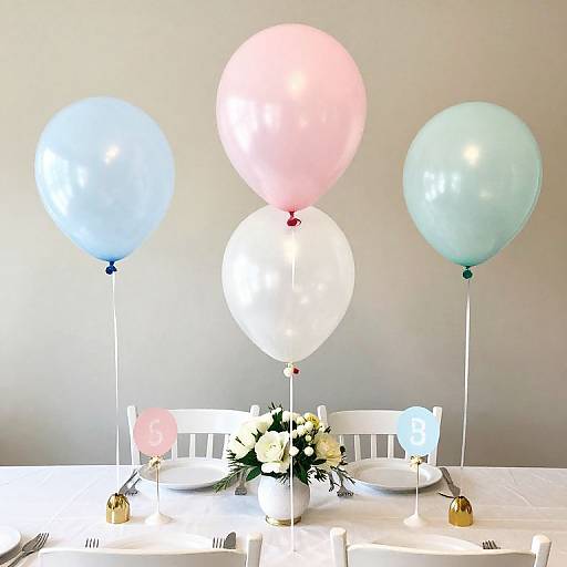 Easy Balloon Baby Shower Centerpieces