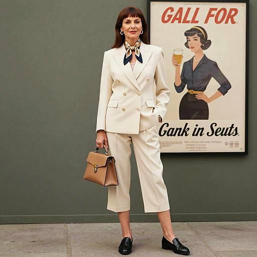 1960s Vintage Brunch Fashion Poster