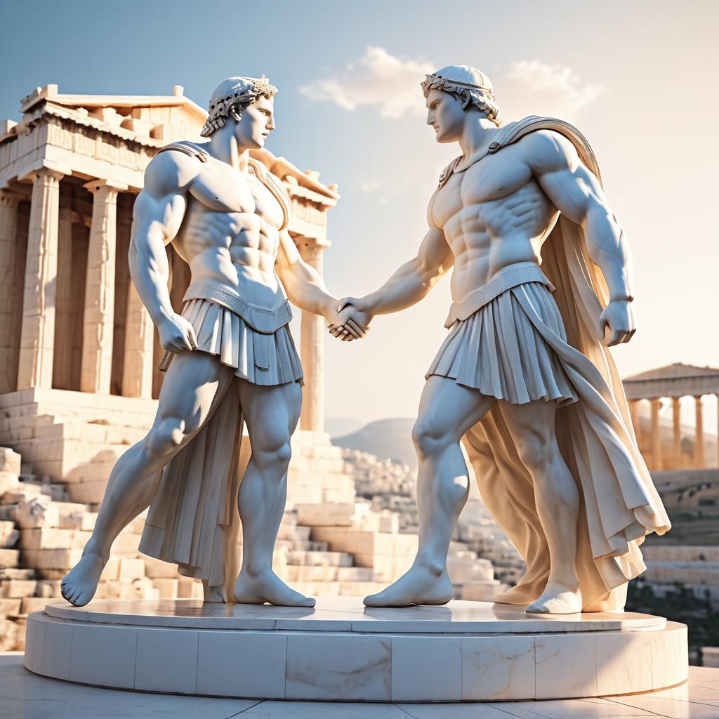 Greek Heroes Debate at the Acropolis