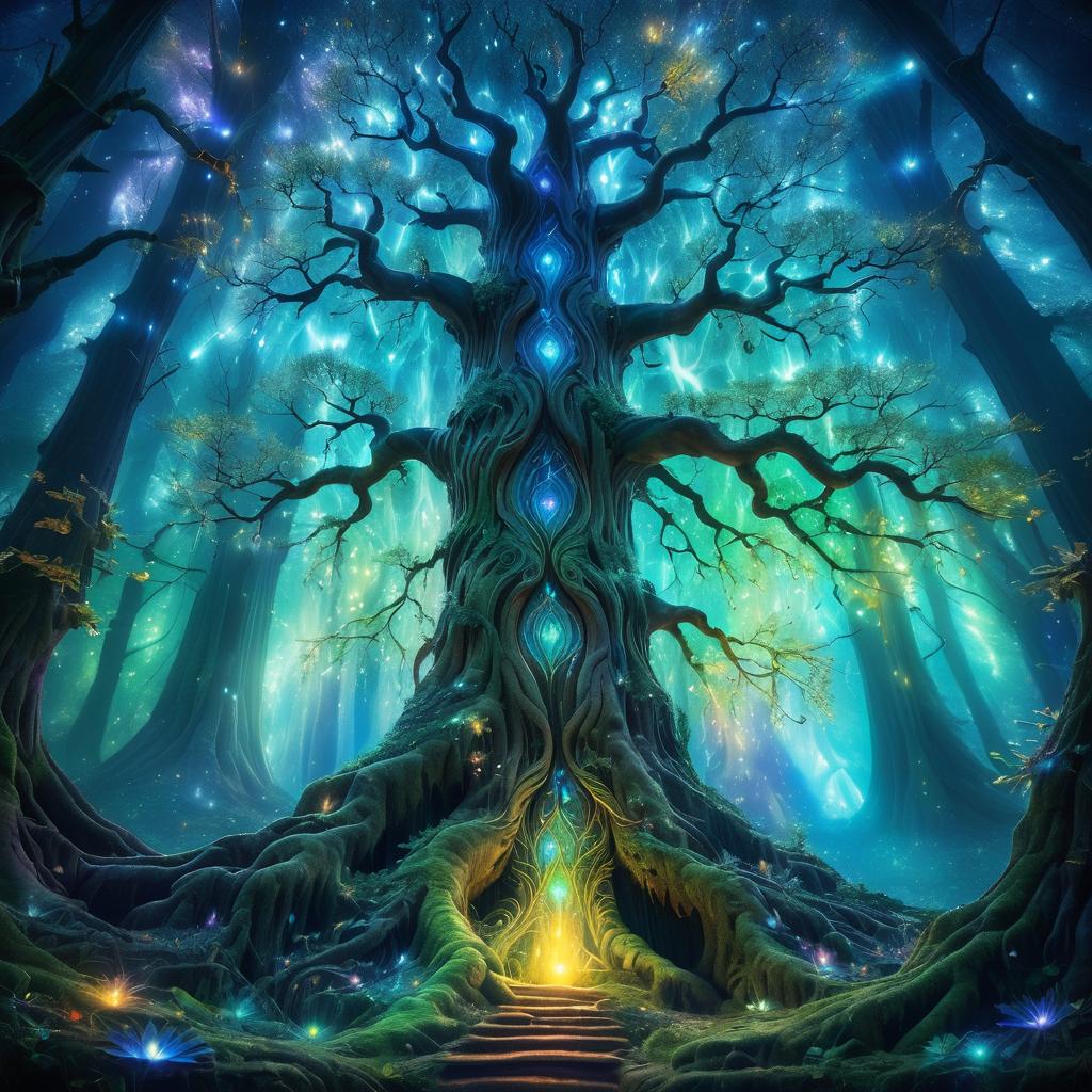 Majestic Tree Giant in Enchanted Forest