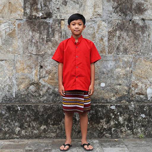 Boy in Filipino Regional Costume