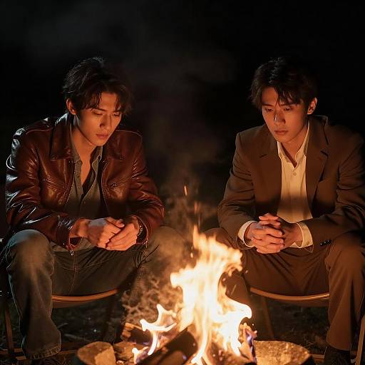 Campfire Conversation in a Dark Room