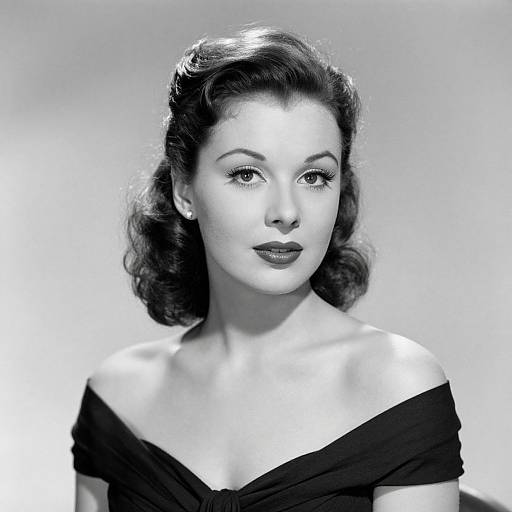 Vintage Hollywood Glamour Portrait