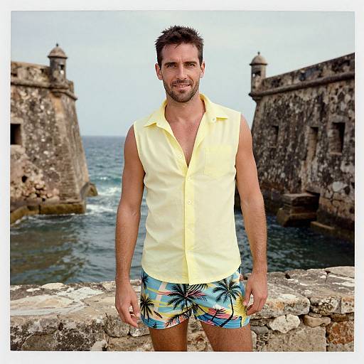 Playful Beach Vibes with Tropical Style