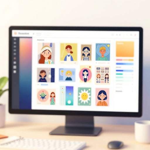 Colorful Clipart Generator Interface