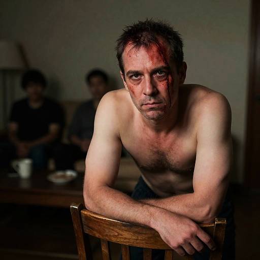 Intense Scene of Conflict and Tension